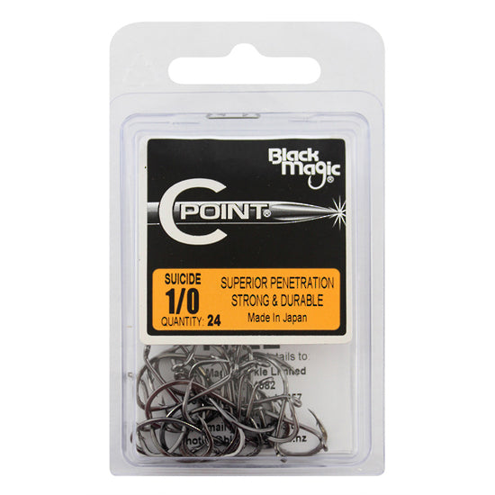 Black Magic C Point - 1/0 - Mansfield Hunting & Fishing - Products to prepare for Corona Virus