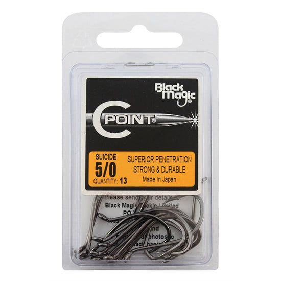 Black Magic C Point - 5/0 - Mansfield Hunting & Fishing - Products to prepare for Corona Virus