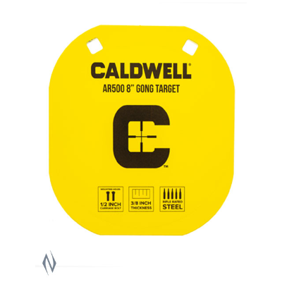 Caldwell AR500 8 inch Gong Target -  - Mansfield Hunting & Fishing - Products to prepare for Corona Virus
