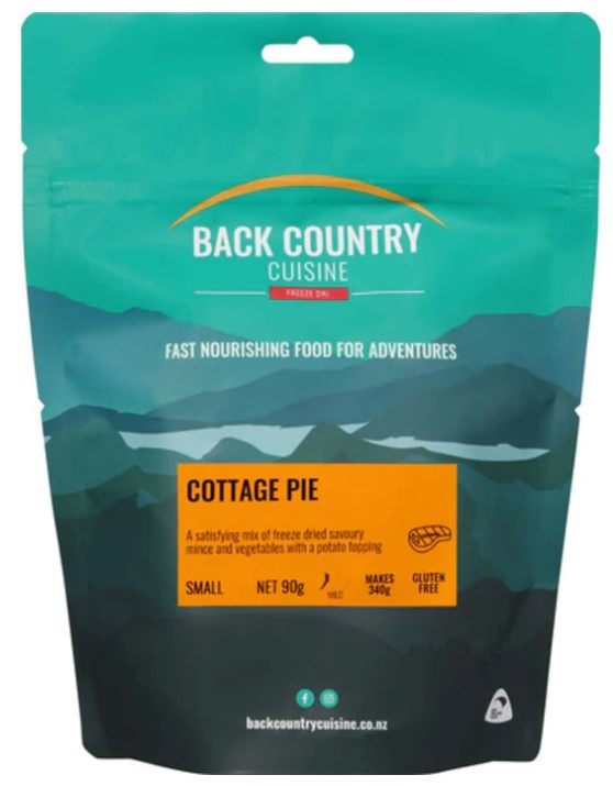 Back Country Cuisine - Cottage Pie - SMALL - Mansfield Hunting & Fishing - Products to prepare for Corona Virus