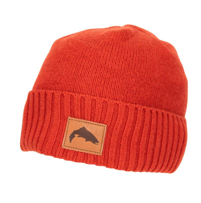 Simms Dockwear Wool Beanie - Dark Bronze - ORANGE - Mansfield Hunting & Fishing - Products to prepare for Corona Virus