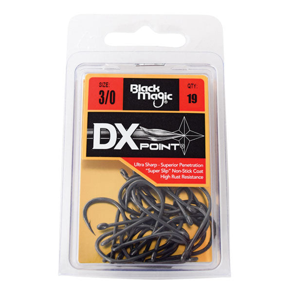 Black Magic DX Point Hooks - 3/0 - Mansfield Hunting & Fishing - Products to prepare for Corona Virus