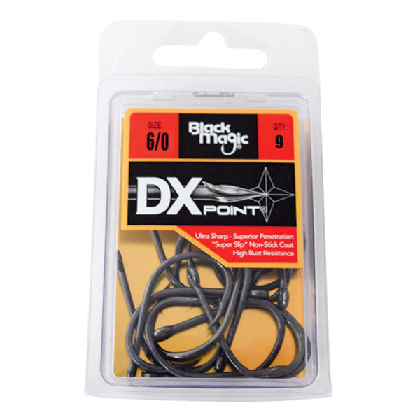 Black Magic DX Point Hooks - 6/0 - Mansfield Hunting & Fishing - Products to prepare for Corona Virus