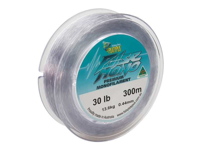 Platypus Pulse Premium Mono - Ghost Clear -  - Mansfield Hunting & Fishing - Products to prepare for Corona Virus