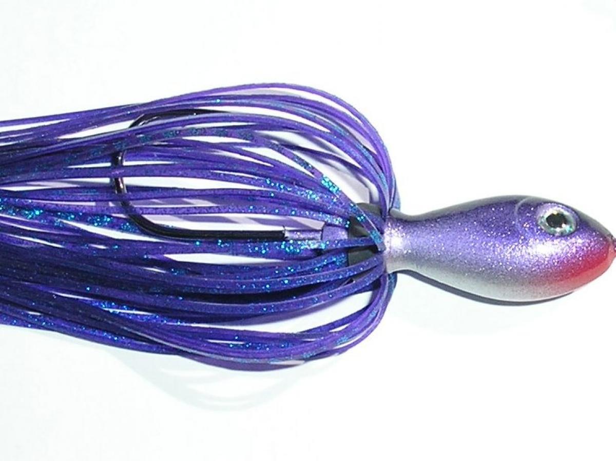 Vortex Spinnerbait 1oz - 1OZ / PURPLE BLUE SCALE - Mansfield Hunting & Fishing - Products to prepare for Corona Virus