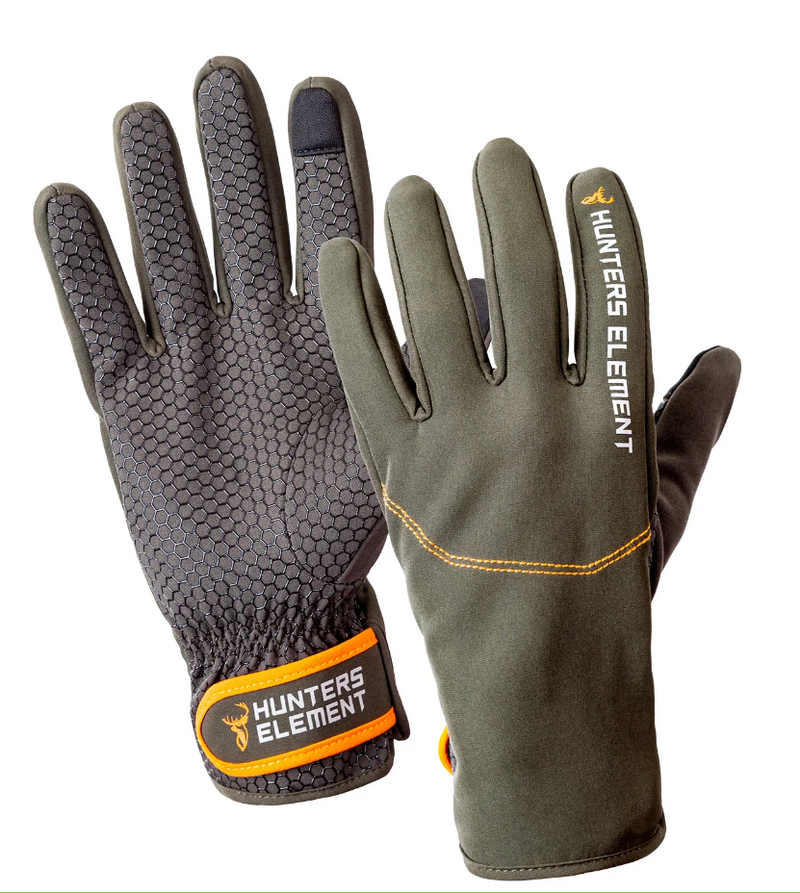 Hunters Element Legacy Gloves - Grey/Green - S / GREY/GREEN - Mansfield Hunting & Fishing - Products to prepare for Corona Virus