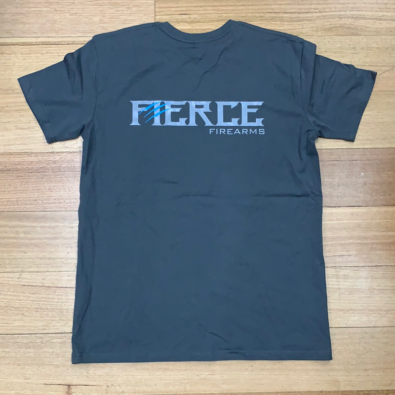 Fierce Firearms Short Sleeve Tee - Charcoal -  - Mansfield Hunting & Fishing - Products to prepare for Corona Virus