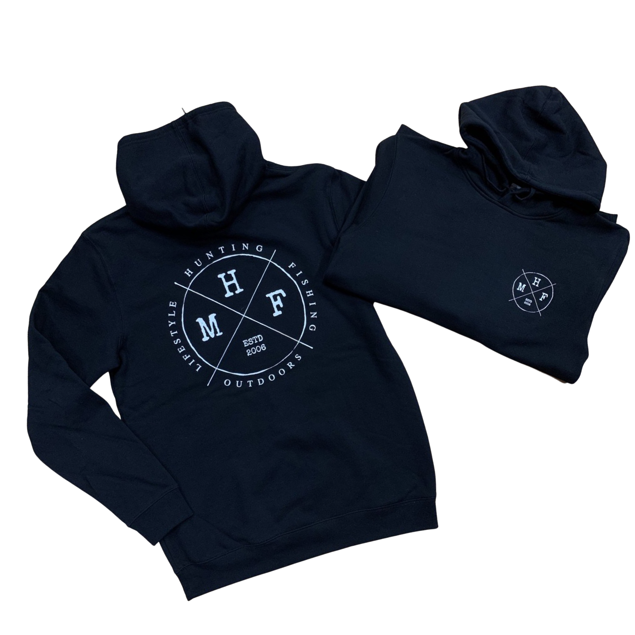 MHF Lifestyle Hoodie - Black -  - Mansfield Hunting & Fishing - Products to prepare for Corona Virus