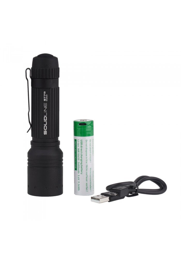 Solidline ST7R rechargeable Torch -  - Mansfield Hunting & Fishing - Products to prepare for Corona Virus