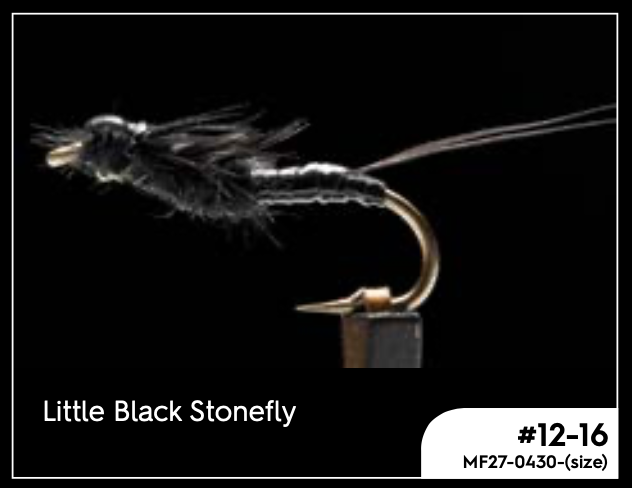 Manic Little Black Stonefly -  - Mansfield Hunting & Fishing - Products to prepare for Corona Virus
