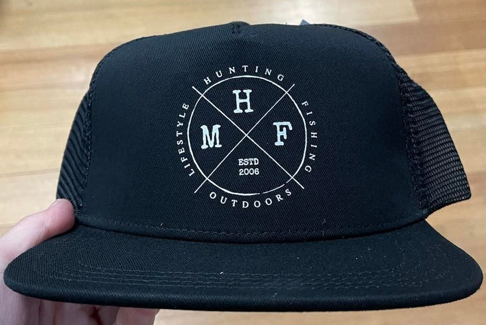 MHF ASC Trucker Cap - Black -  - Mansfield Hunting & Fishing - Products to prepare for Corona Virus