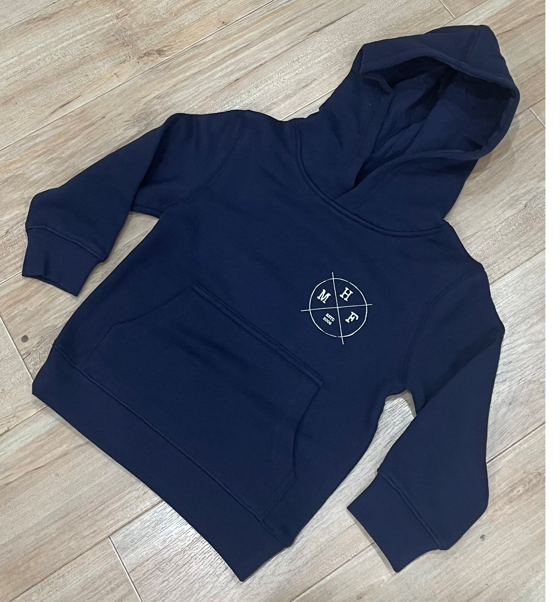 MHF Kids Lifestyle Hoodie - 2 / Midnight Blue - Mansfield Hunting & Fishing - Products to prepare for Corona Virus