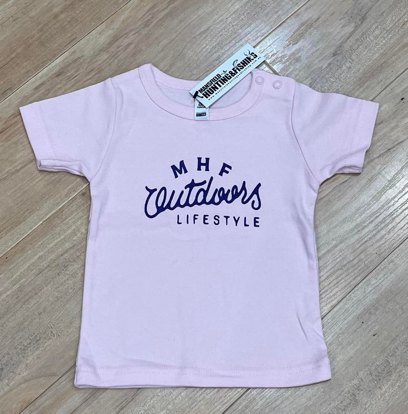 MHF Infants Wee Tee - Pink - 12-18M / PINK - Mansfield Hunting & Fishing - Products to prepare for Corona Virus