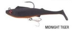 Berkley Shimma Pro-Rig - 6.5 inch / MIDNIGHT TIGER - Mansfield Hunting & Fishing - Products to prepare for Corona Virus
