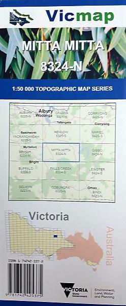 Vicmap - Mitta Mitta - 8324-N -  - Mansfield Hunting & Fishing - Products to prepare for Corona Virus