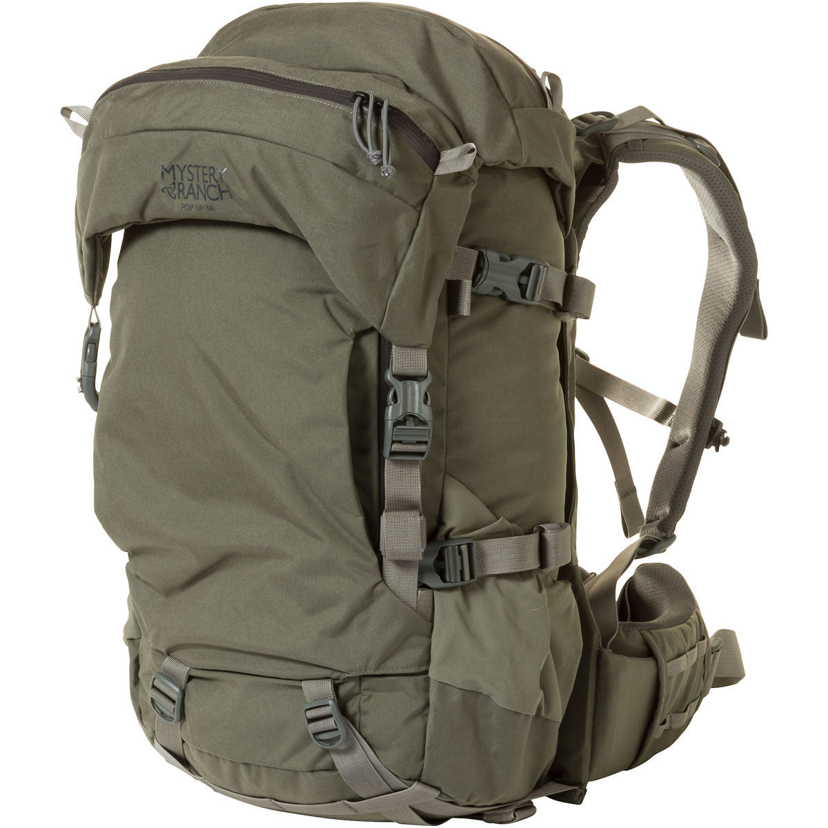 Mystery Ranch Pop Up 38 Backpack - Coyote - M / Coyote - Mansfield Hunting & Fishing - Products to prepare for Corona Virus