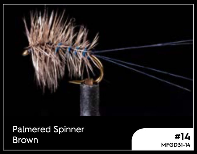 Manic Palmered Spinner - Brown #14 -  - Mansfield Hunting & Fishing - Products to prepare for Corona Virus