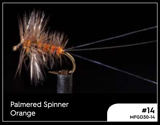 Manic Palmered Spinner - Orange #16 -  - Mansfield Hunting & Fishing - Products to prepare for Corona Virus