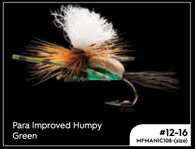 Manic Para Improved Humpy Green -  - Mansfield Hunting & Fishing - Products to prepare for Corona Virus