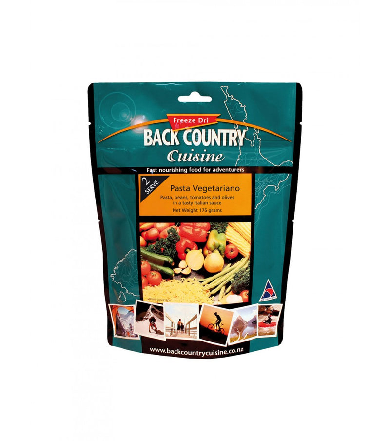 Back Country Cuisine - Pasta Vegetariano -  - Mansfield Hunting & Fishing - Products to prepare for Corona Virus