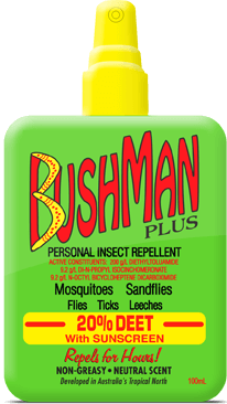Bushmans Plus Pump Spray 100ml -  - Mansfield Hunting & Fishing - Products to prepare for Corona Virus