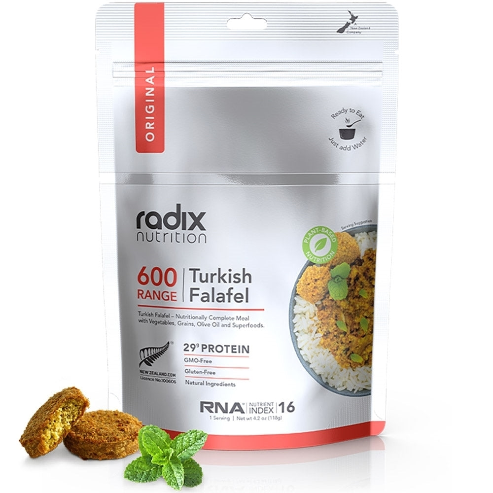 Radix V8 Original 600 Kcal Meal - Plant Based Turkish Falafel -  - Mansfield Hunting & Fishing - Products to prepare for Corona Virus