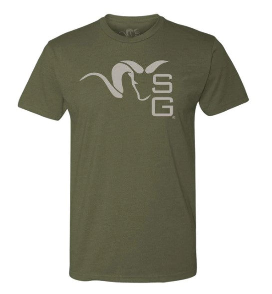 Stone Glacier SG Ram T-Shirt - LARGE / GREEN - Mansfield Hunting & Fishing - Products to prepare for Corona Virus
