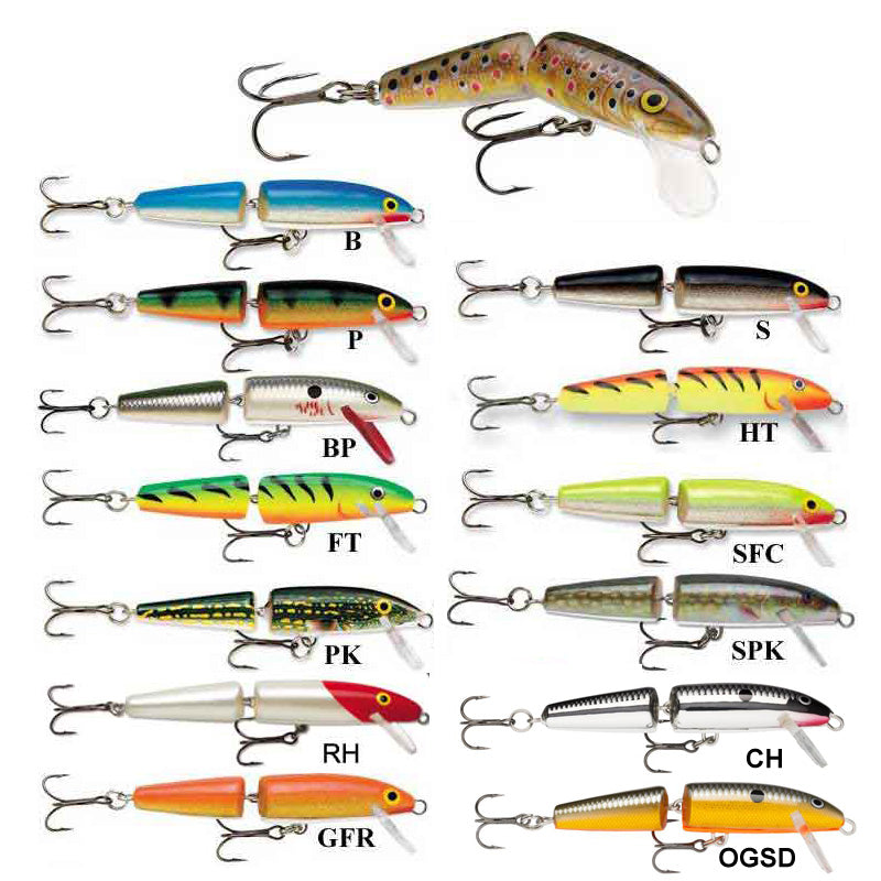 Rapala Jointed Lure 7cm - 7CM / P - Mansfield Hunting & Fishing - Products to prepare for Corona Virus