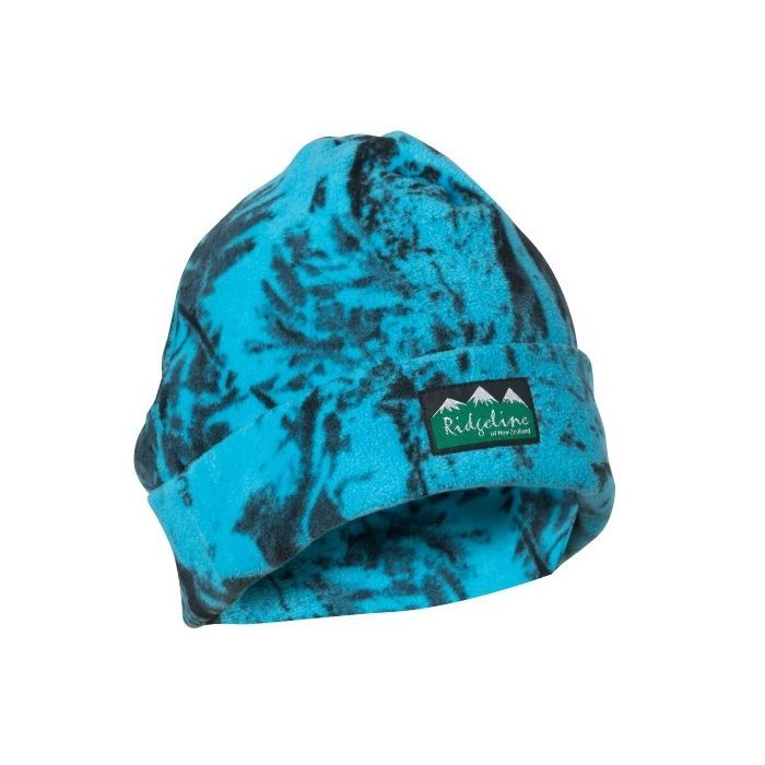 Ridgeline Kids Micro Fleece Beanie - Blue Camo -  - Mansfield Hunting & Fishing - Products to prepare for Corona Virus