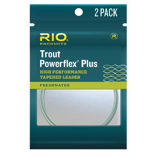 Rio Trout Powerflex Plus Tapered Leader - 12ft -  - Mansfield Hunting & Fishing - Products to prepare for Corona Virus