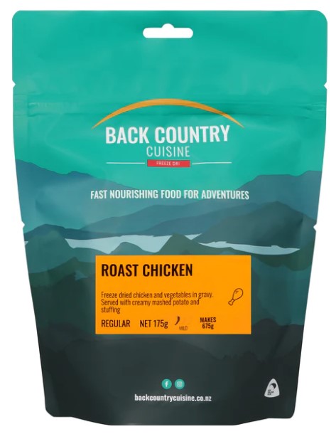 Back Country Cuisine - Roast Chicken - REGULAR - Mansfield Hunting & Fishing - Products to prepare for Corona Virus
