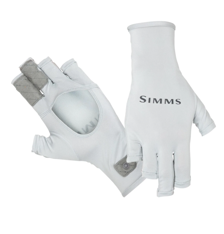 Simms Bugstopper Sun Glove - Sterling - LARGE - Mansfield Hunting & Fishing - Products to prepare for Corona Virus