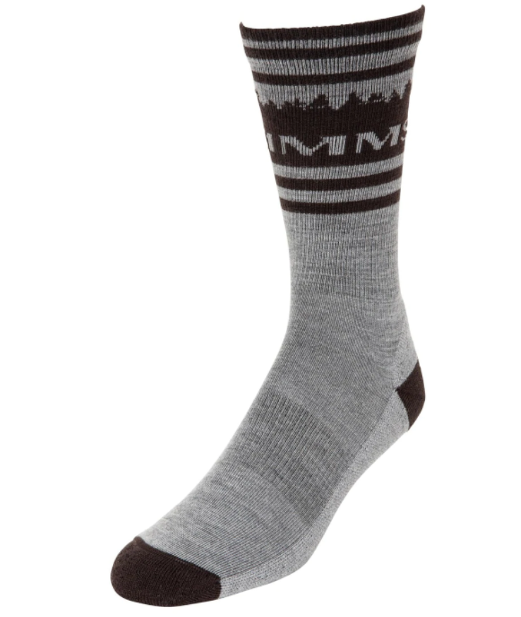 Simms Daily Sock Treeline Mahogany - M - Mansfield Hunting & Fishing - Products to prepare for Corona Virus