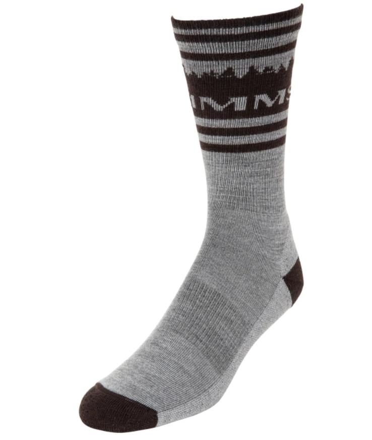 Simms Daily Sock Treeline Mahogany - XL - Mansfield Hunting & Fishing - Products to prepare for Corona Virus