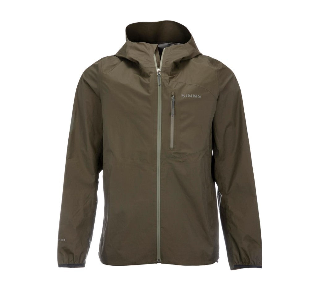 Simms Flyweight Shell Jacket - Dark Stone - M - Mansfield Hunting & Fishing - Products to prepare for Corona Virus