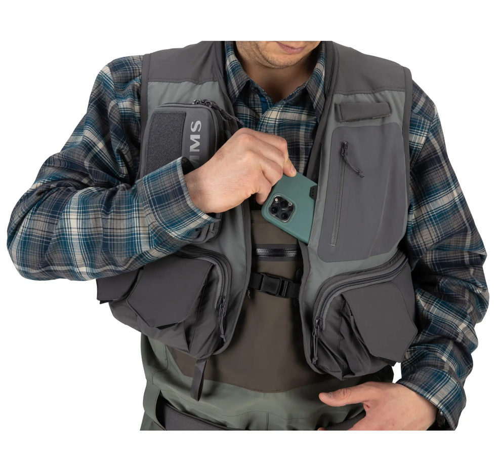 Simms Freestone Vest - Pewter -  - Mansfield Hunting & Fishing - Products to prepare for Corona Virus
