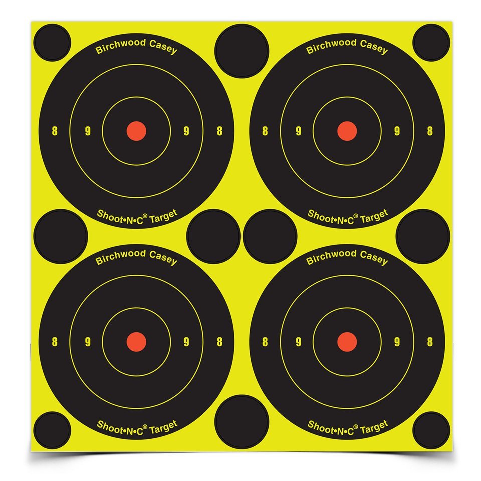 Birchwood Casey Shoot N C Reactive Targets 240 Pack -  - Mansfield Hunting & Fishing - Products to prepare for Corona Virus
