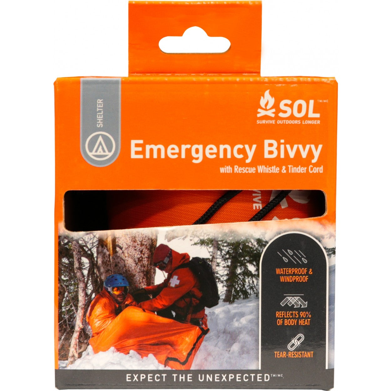 SOL Emergency Bivvy - Survival Orange -  - Mansfield Hunting & Fishing - Products to prepare for Corona Virus