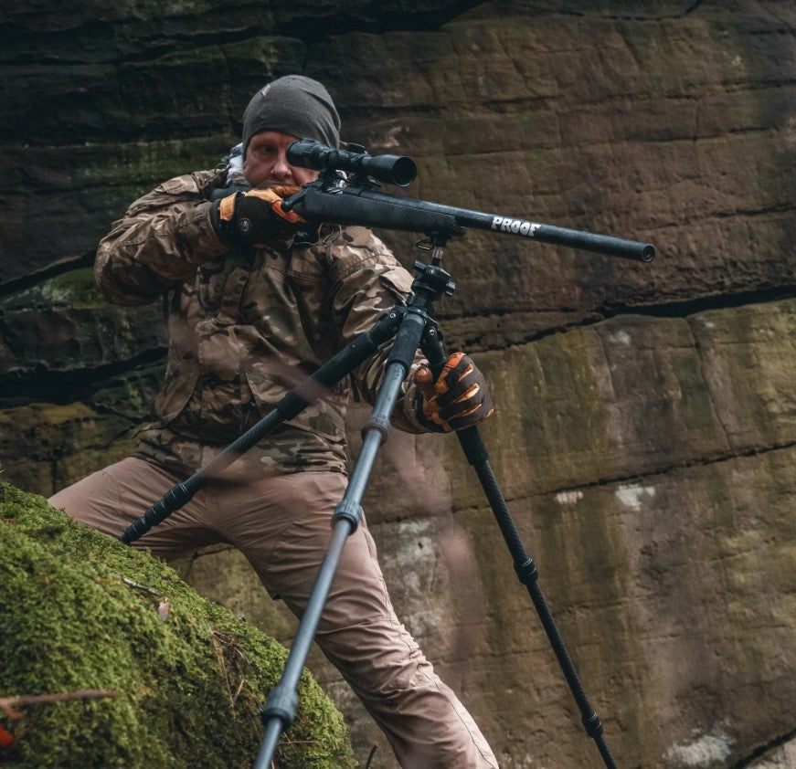 Spartan Precision Ascent Tripod - Davros Pro Head -  - Mansfield Hunting & Fishing - Products to prepare for Corona Virus
