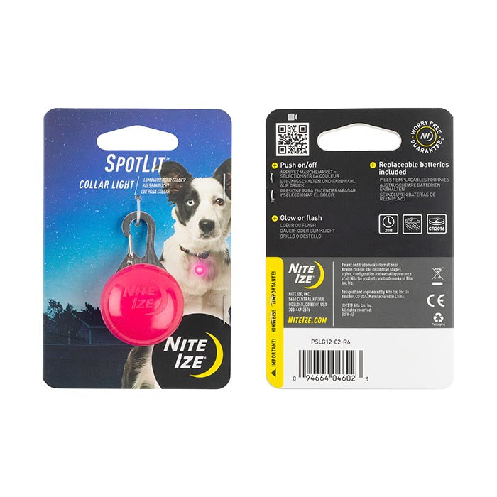 Nite Ize Spot Lit Pink - White Led -  - Mansfield Hunting & Fishing - Products to prepare for Corona Virus