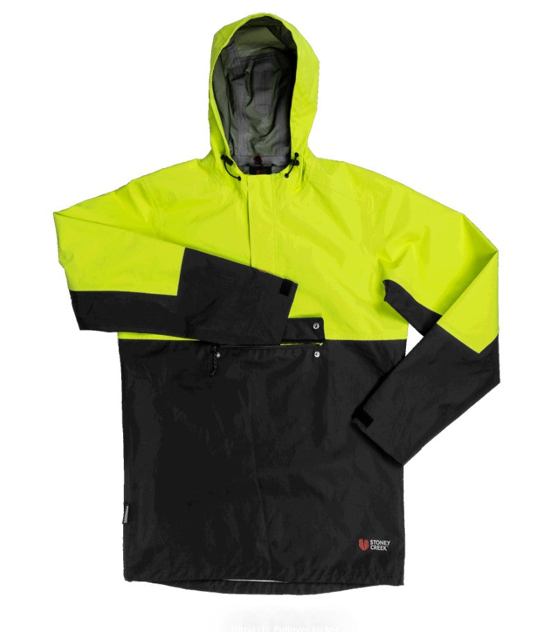 Stoney Creek Ultralite Pullover Jacket - Hi Vis Yellow -  - Mansfield Hunting & Fishing - Products to prepare for Corona Virus