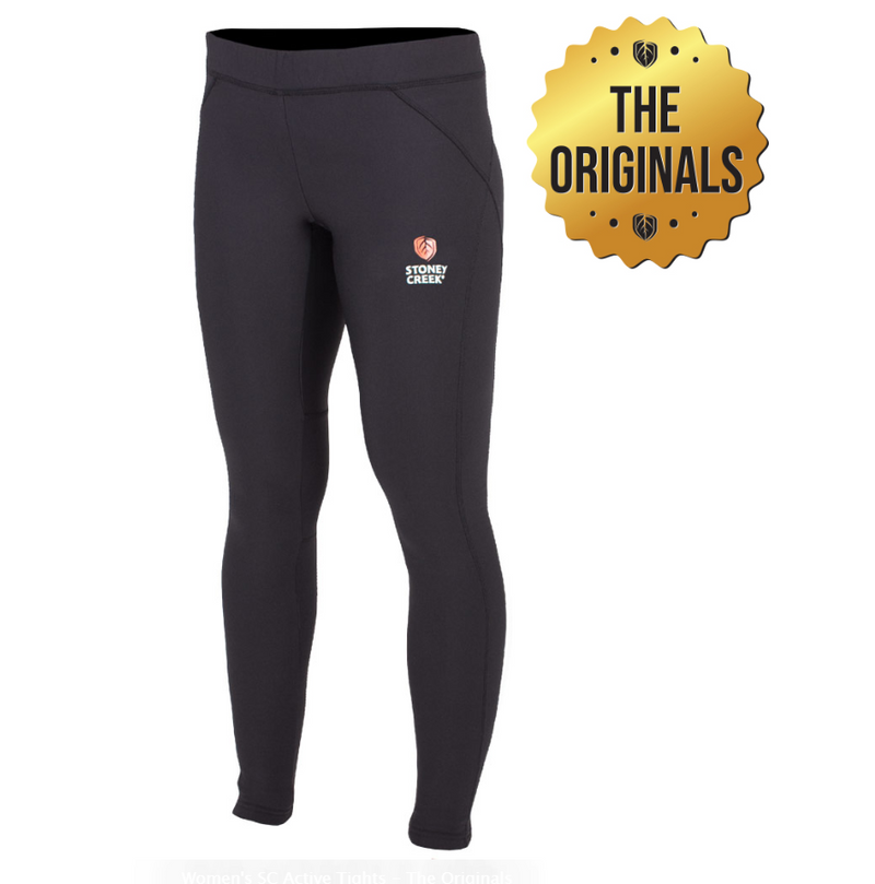 Stoney Creek Womens Active Tights - Black - 6 / BLACK - Mansfield Hunting & Fishing - Products to prepare for Corona Virus