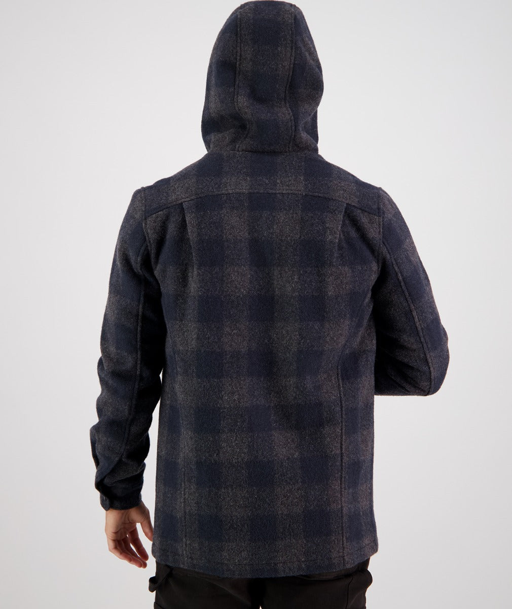 Swanndri Hudson Hoodie - Coal Check -  - Mansfield Hunting & Fishing - Products to prepare for Corona Virus