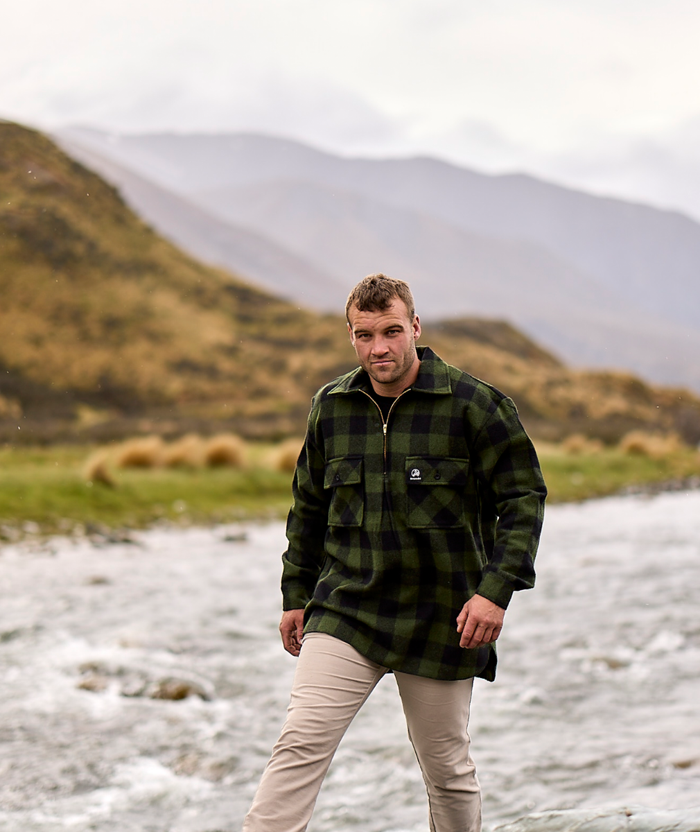 Swanndri Ranger Shirt - Olive/Black Check -  - Mansfield Hunting & Fishing - Products to prepare for Corona Virus