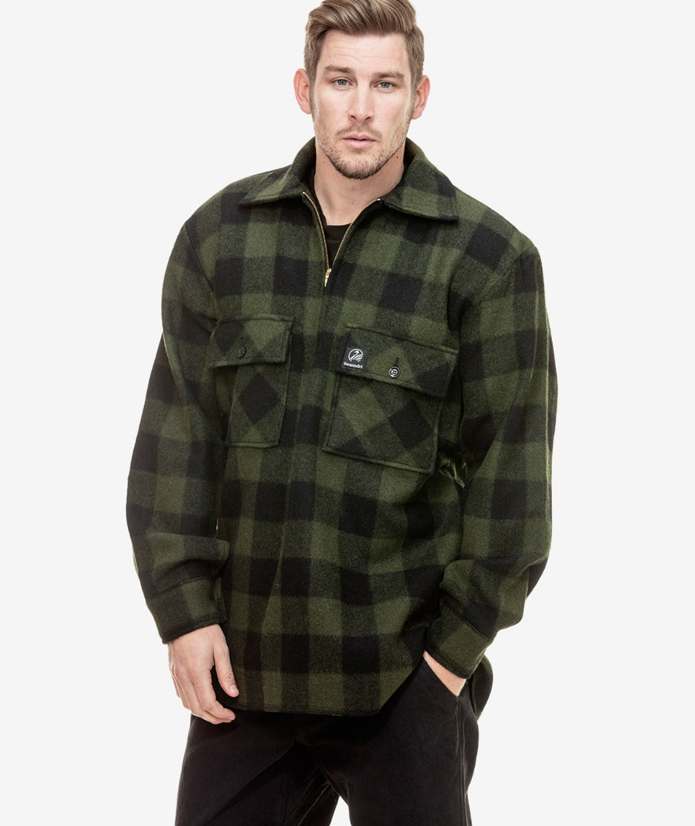 Swanndri Ranger Shirt - Olive/Black Check - XS / OLIVE/BLACK - Mansfield Hunting & Fishing - Products to prepare for Corona Virus
