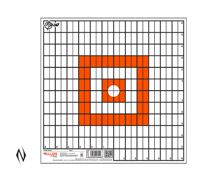 Allen EZ Aim Paper 12 x 12 inch Grid Target - 12 Pkt -  - Mansfield Hunting & Fishing - Products to prepare for Corona Virus