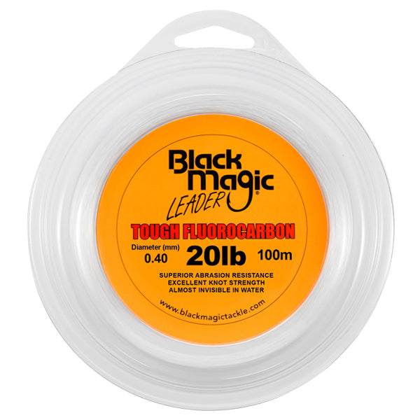 Black Magic Tough Flurocarbon Leader - 20LB - Mansfield Hunting & Fishing - Products to prepare for Corona Virus