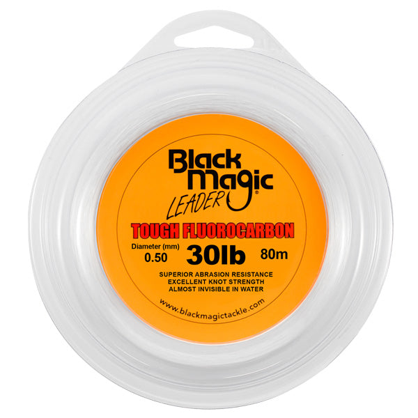 Black Magic Tough Flurocarbon Leader - 30LB - Mansfield Hunting & Fishing - Products to prepare for Corona Virus
