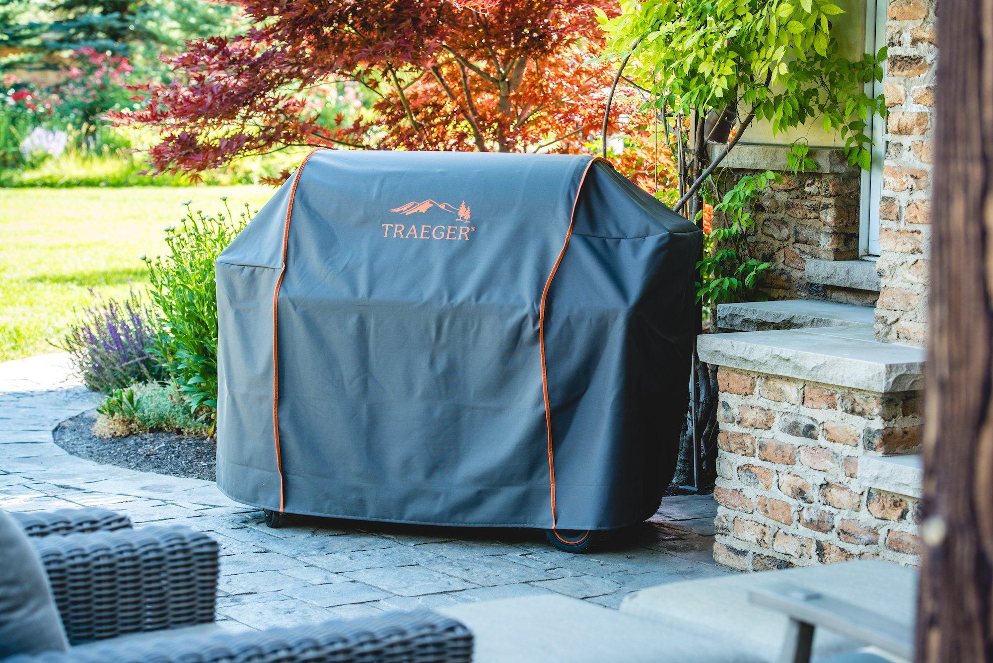 Traeger 1300 Full Length Grill Cover - GREY - Mansfield Hunting & Fishing - Products to prepare for Corona Virus