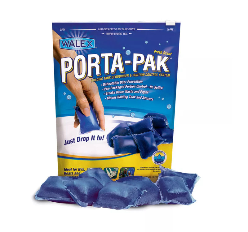 Walex Porta-Pak Express Toilet Chemicals - 15 Pkt -  - Mansfield Hunting & Fishing - Products to prepare for Corona Virus